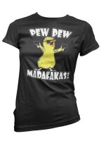 Gangsterchicken Pew Pew Madafakas Ladyshirt Funshirt...