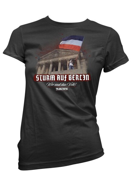 Sturm auf Berlin Wir sind das Volk Frauen Tshirt