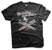 Böse Menschen Wir brauchen keine Polizei Herren Tshirt 4XL