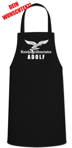Reichsgrillmeister Grillsch&uuml;rze Wunschname personalisiert