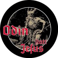 Aufkleber "Odin statt Jesus" 10cm