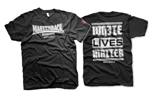 Masterrace White Lives Matter Herren Tshirt L