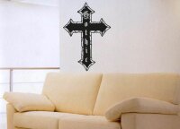 Wandtattoo - Gothic Cross