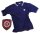 Masterrace-Polo-Zahnrad blau-weiss-L