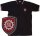 Masterrace-Polo-Zahnrad schwarz-weiss-rot-M