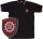 Masterrace-Polo-Zahnrad schwarz-weiss-rot-M