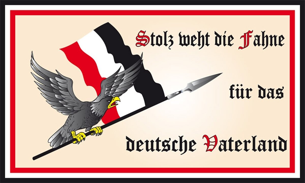 Fahne - Schwarz/Weiß/Rot Jetzt gÃ¼nstig online finden - Wikingerv