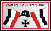 Fahne - Gott schütze Deutschland