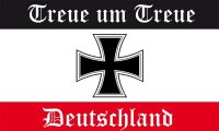 Fahne - Treue um Treue Deutschland