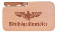 Reichsgrillmeister classic Brotzeitbrett Geschenkidee...