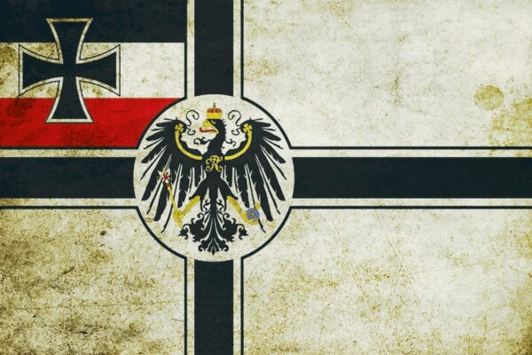 Kaiserliche Marineflagge Reichskriegsflagge Blechschild