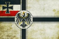 Kaiserliche Marineflagge Reichskriegsflagge Blechschild