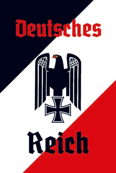 Deutsches Reich  2 SWR Blechschild