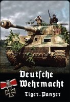 Deutsche Wehrmacht Tiger Panzer Blechschild