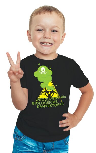 Produzent für Biologische Kampfstoffe Kinder Tshirt alter Stinker Pupser