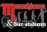 Marschieren und Bier studieren Männertag Vatertag Herren Tshirt