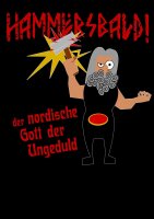 Hammersbald nordische Gott Ungeduld Kinder Tshirt Odin...