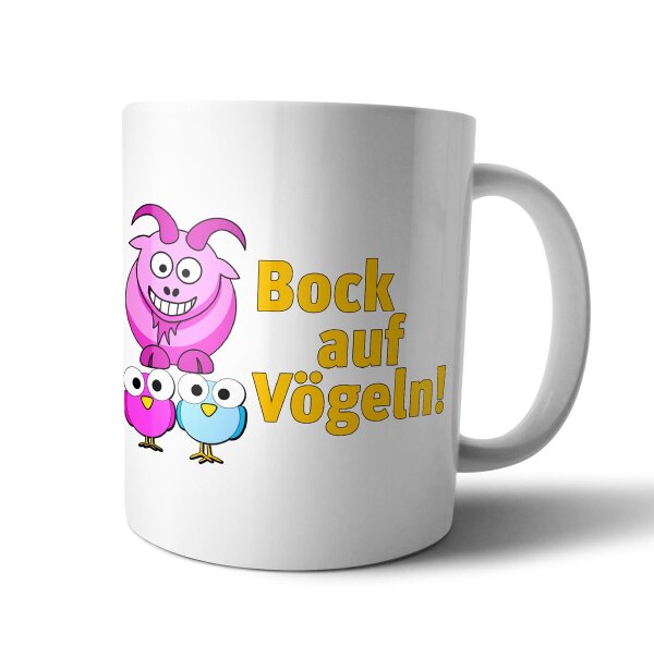 Bock auf Vögeln Tasse