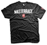Masterrace Logo Herren Shirt Schwarz-3XL