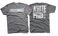 Masterrace White Pride Herren Shirt charcoal-M