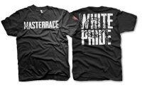 Masterrace White Pride Herren Shirt Schwarz-L