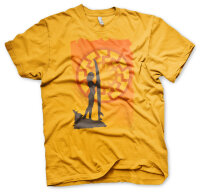 Summer Surfing Black Sun Herren Tshirt Apricot M
