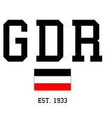 GDR Gro&szlig;deutsches Reich Logo Herren Shirt
