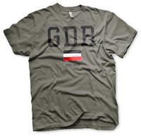 GDR Großdeutsches Reich Logo Herren Shirt Oliv-XXL