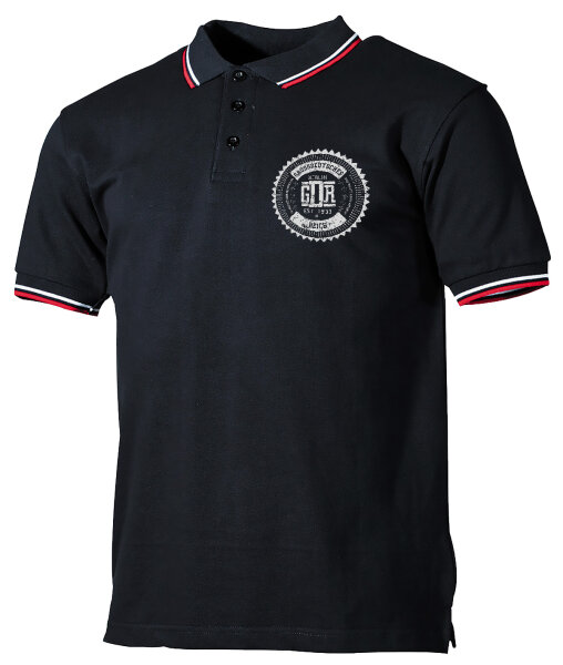 GDR Berlin EST 1933 Grossdeutsches Reich Kontrast Poloshirt Herren