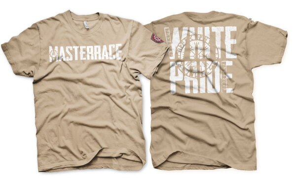 Masterrace White Pride Herren Shirt Sand-L