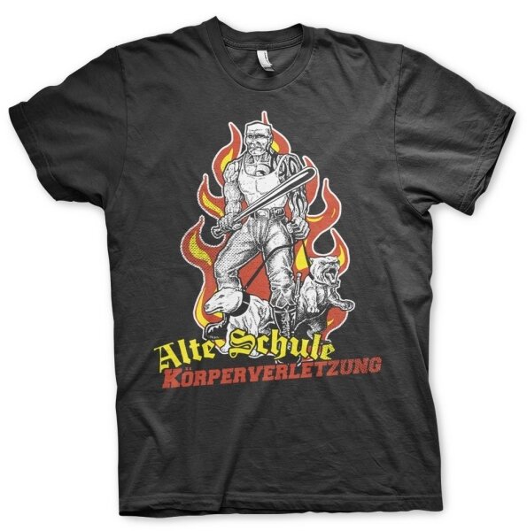 Alte Schule Körperverletzung T-shirt Deutschrock Streetwear Punk Skin Hool XL