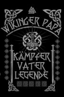 Wikinger Papa K&auml;mpfer Vater Legende - Tshirt M