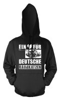 Ein Herz für deutsche Raubkatzen Herren Hoodie...