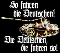 So fahren die Deutschen Die Deutschen fahren so Herren Tshirt XXL