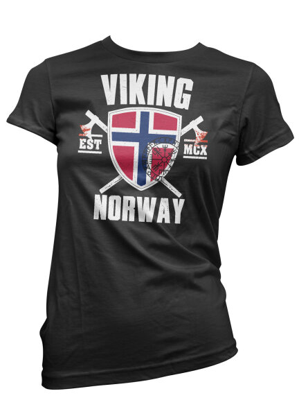 Viking Norway Valhalla Damen Tshirt