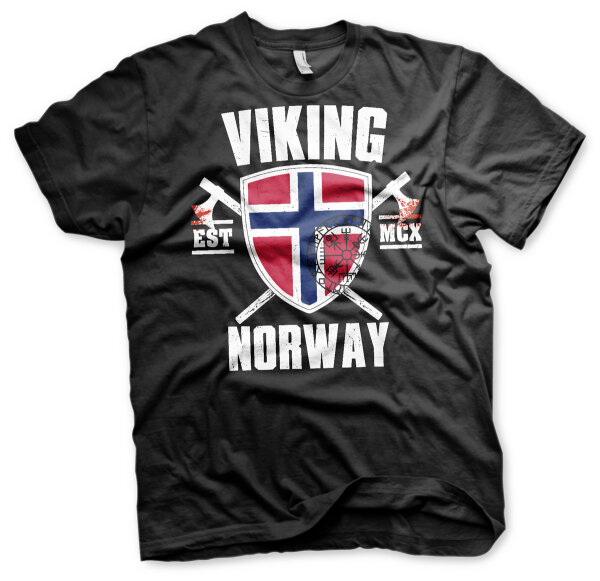 Viking Norway Valhalla Herren Tshirt 6XL