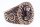 Donar Futhark Thorhammer Ring mit Runen 19/60 mm