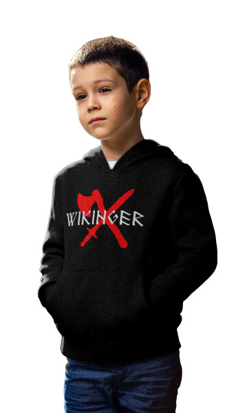 Wikinger Kinder Hoodi Kapuzenpulli