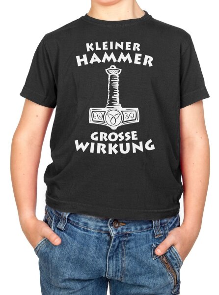 Kleiner Hammer grosse Wirkung Kinder Tshirt 104