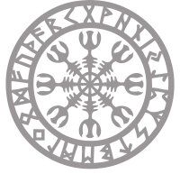 Wikinger Kompass Vegvisir Kinder Hoodi Kapuzenpulli 104