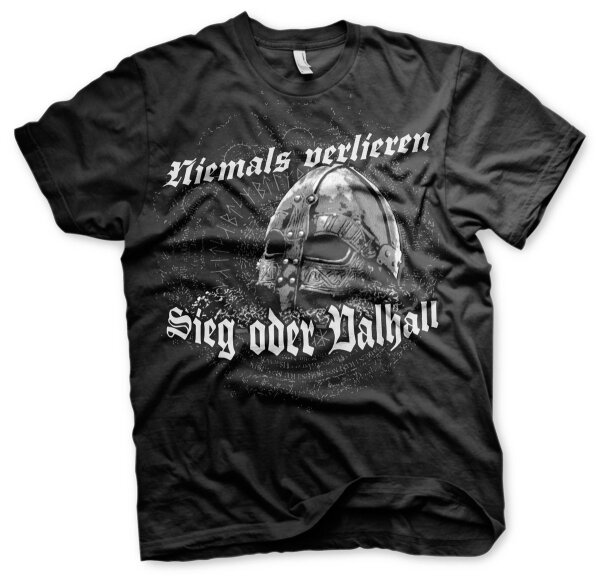 Niemals verlieren Sieg oder Valhall- Tshirt 9XL