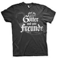 Böse Menschen - Tshirt  Auf alte Götter Wikinger Auf gute Freunde 6XL