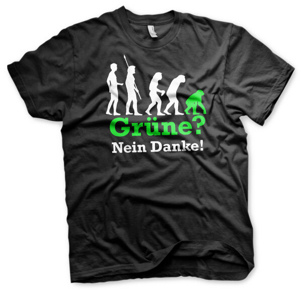 Grüne Nein Danke Herren Tshirt