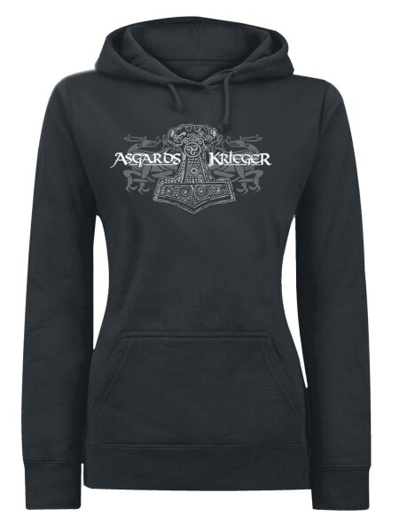 Asgards Krieger 3 - Lady Hoodie Sweat Sleipnir Odin Thor Irminsul Heidentum 2XL