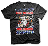 Sankt Nazi Klaus White Christmas Weihnachtstshirt L