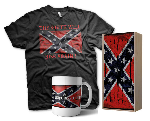 Geschenkbox Confederate The South will rise again L