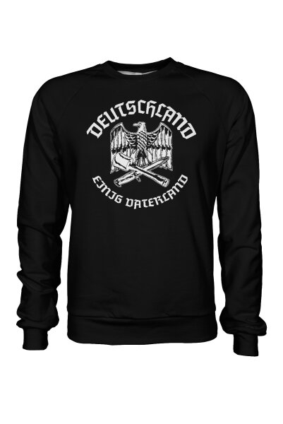 Deutschland Einig Vaterland Herren Sweatshirt Pulli