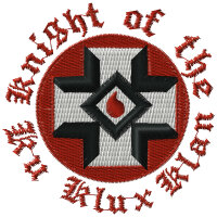 Knight of the Ku Klux Klan bestickt Herren Poloshirt mit Streifen SWR