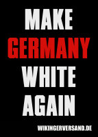 Aufkleber Make Germany White again (50 Stück)