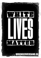 Aufkleber White Lives Matter (50 Stück)